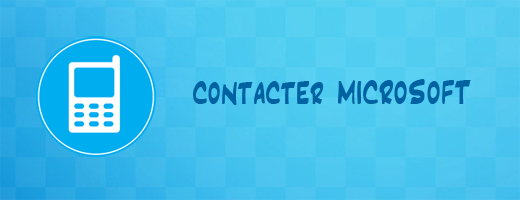 Contacter Microsoft
