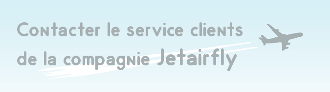 Service client Jetairfly